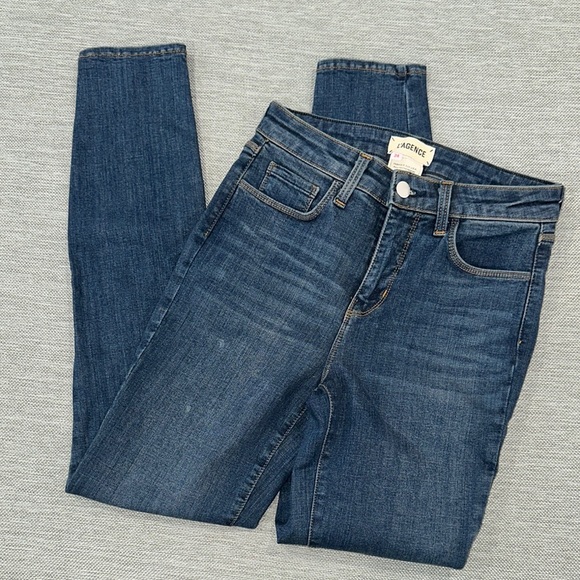 L’agence mid rise skinny leg jeans size 24 - Picture 1 of 6